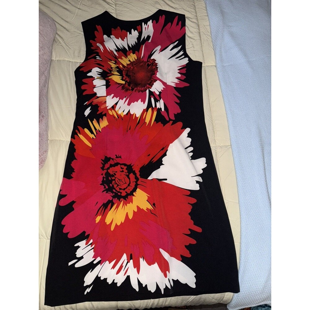 Voir Voir Women Floral flower long sleeveless dress size 10